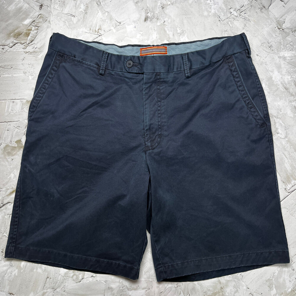 Peter Millar Golf Shorts SIZE 35 Navy 9 Inch Pima Cotton Classic Stretch Preppy